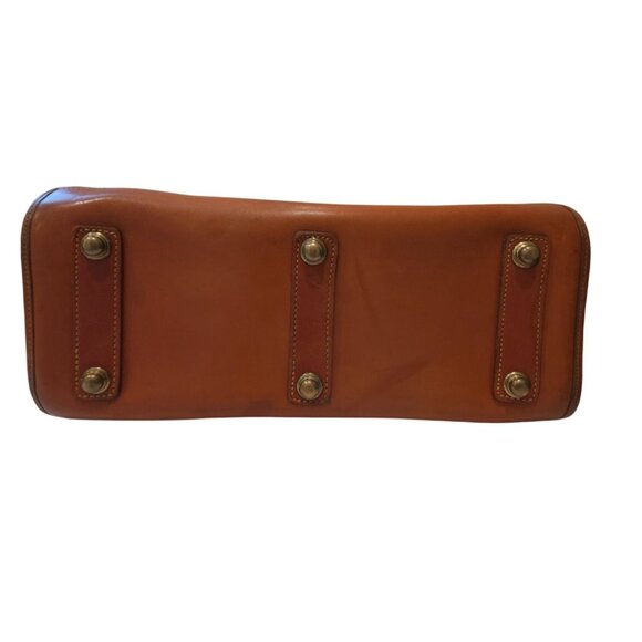 Vintage Dooney & Bourke Pebbled Leather Satchel Handbag - Made In USA - Picture 6 of 16